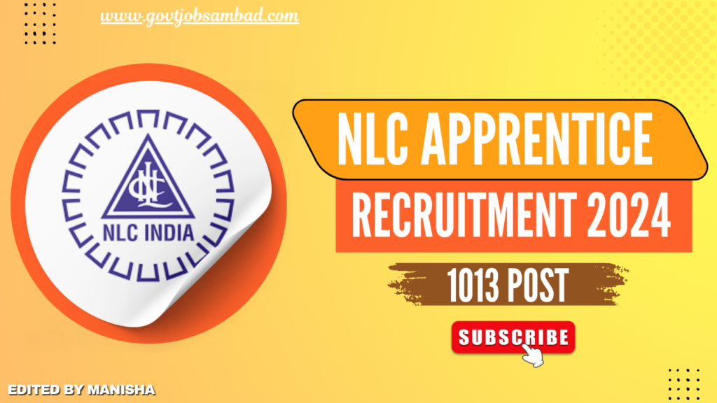 NLC Apprentice Recruitment 2024 Notification Out, for Apply Now