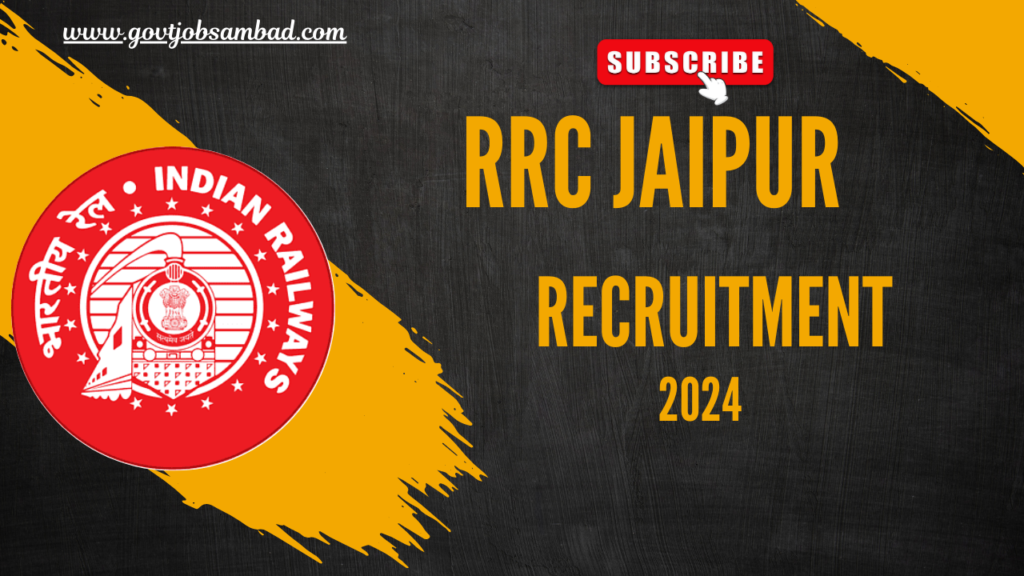 RRC Jaipur Recruitment 2024 Notification Out [1791 post] ,for Apply Online Now