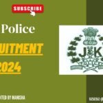 JK Police SI Recruitment 2024 Notification Out 669 post for Apply now